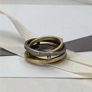 Todd Reed 18K Gold, Silver and Diamond Ring